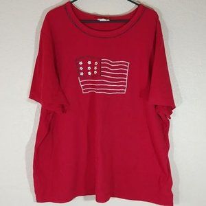 Teddi Woman 🌟 4 For $15 Vintage Flag Decorative Shirt